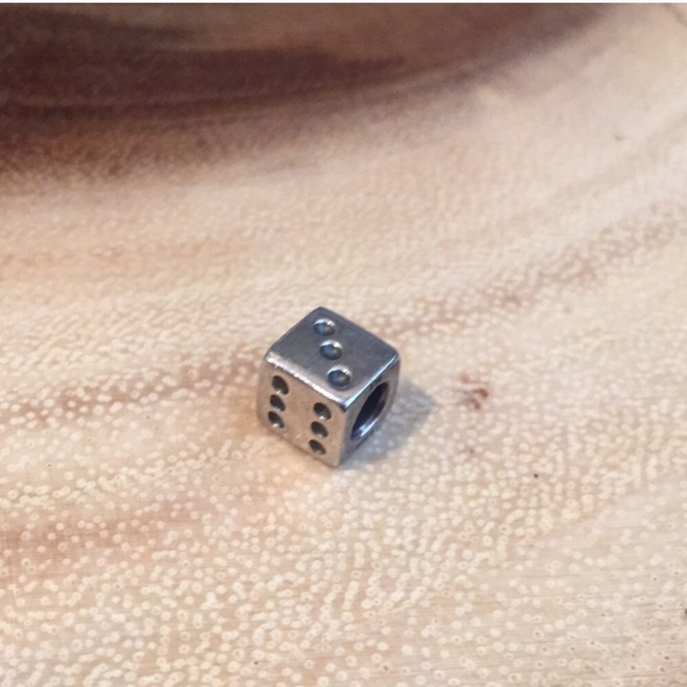 Pandora Retired Lucky Dice Charm - Picture 5 of 5